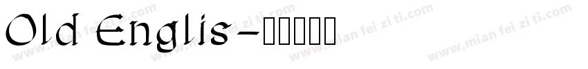 Old Englis字体转换